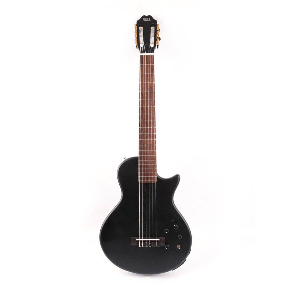 electric classical guitar Silent nylon string travel portable built in effect
