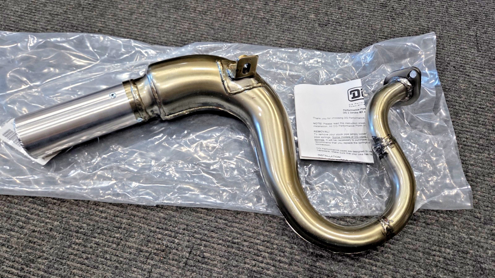 DG Performance National Pipe with Muffler for 1987-2006 Suzuki LT80 QuadSport