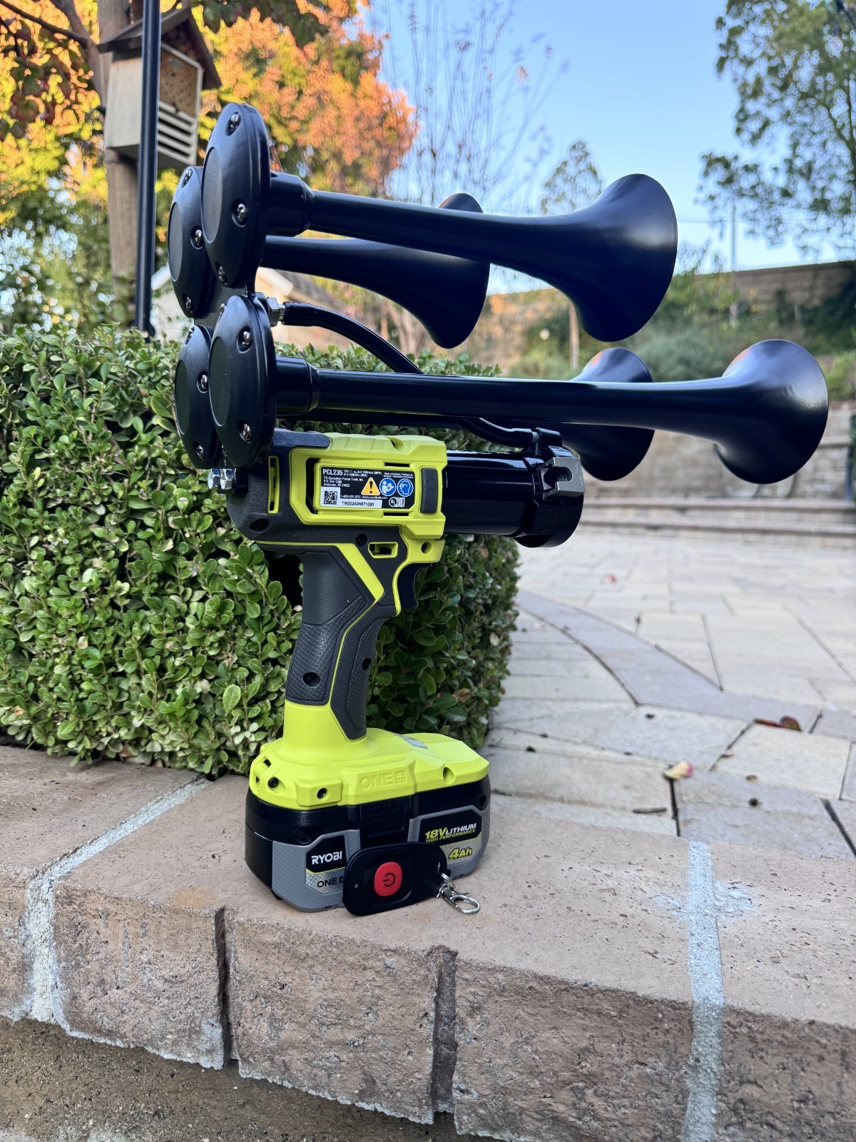 Ryobi Train Horn + Remote Control | Assembled in USA