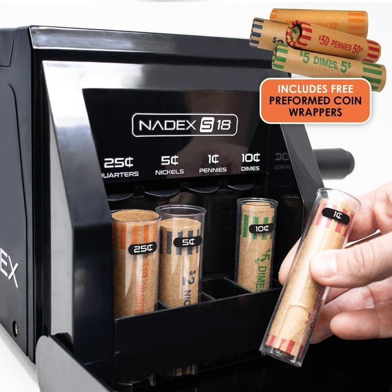 S18 Manual Coin Sorter and Wrapper