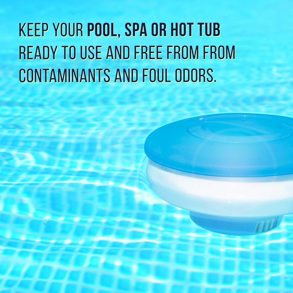 Collapsible 7" Diameter Pool Dispenser for 3" Chlorine Tablet - Easy Maintenance
