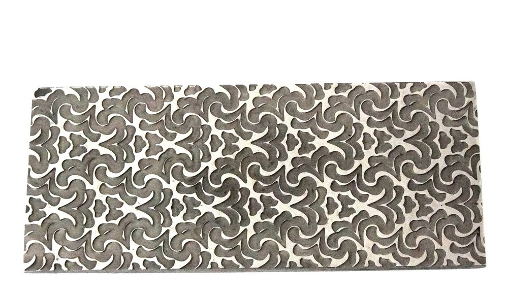 Pattern Texture Plate for Press or Rolling Mill 6 x 2.5 Inch  #57
