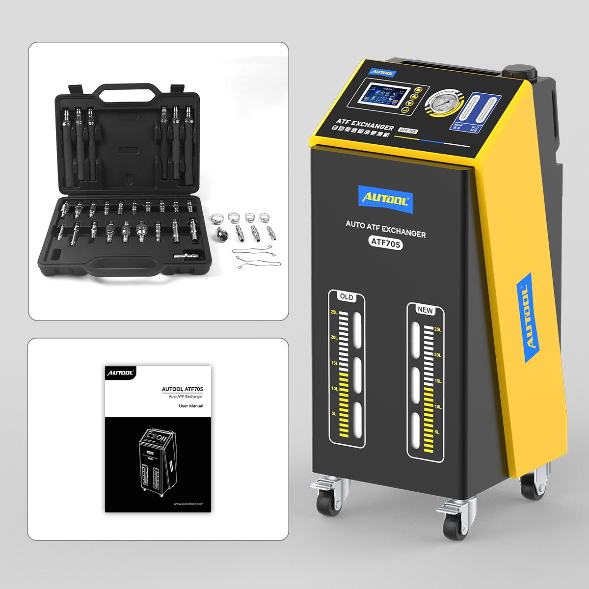 ATF Transmission Fluid Flush Machine Fully Automatic Transmission Fluid Exchange