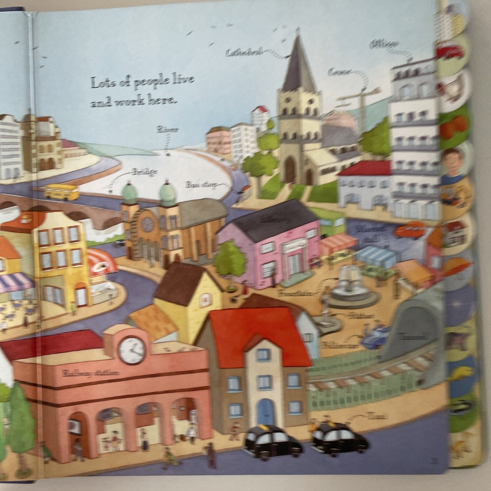 First Picture Encyclopedia by Usbourne (Board Book, 2008)