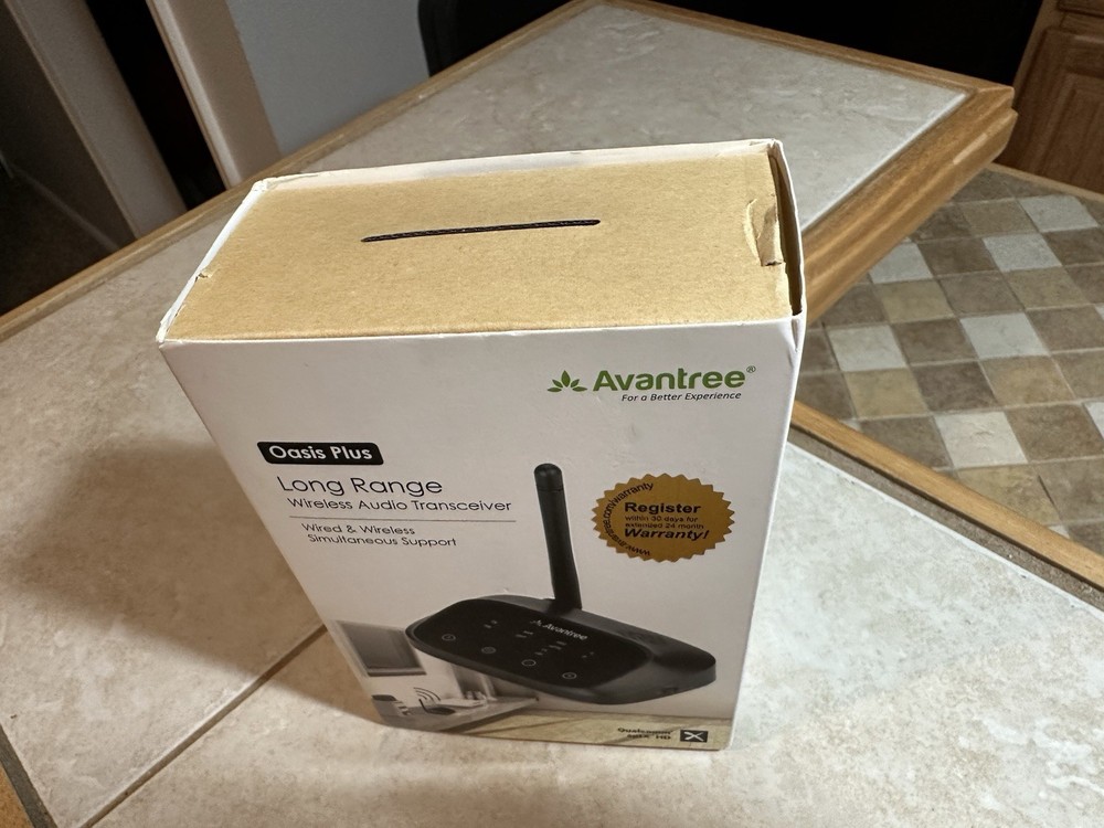 Avantree Oasis Plus Bluetooth Transmitter Receiver - BTTC-500P-GRY