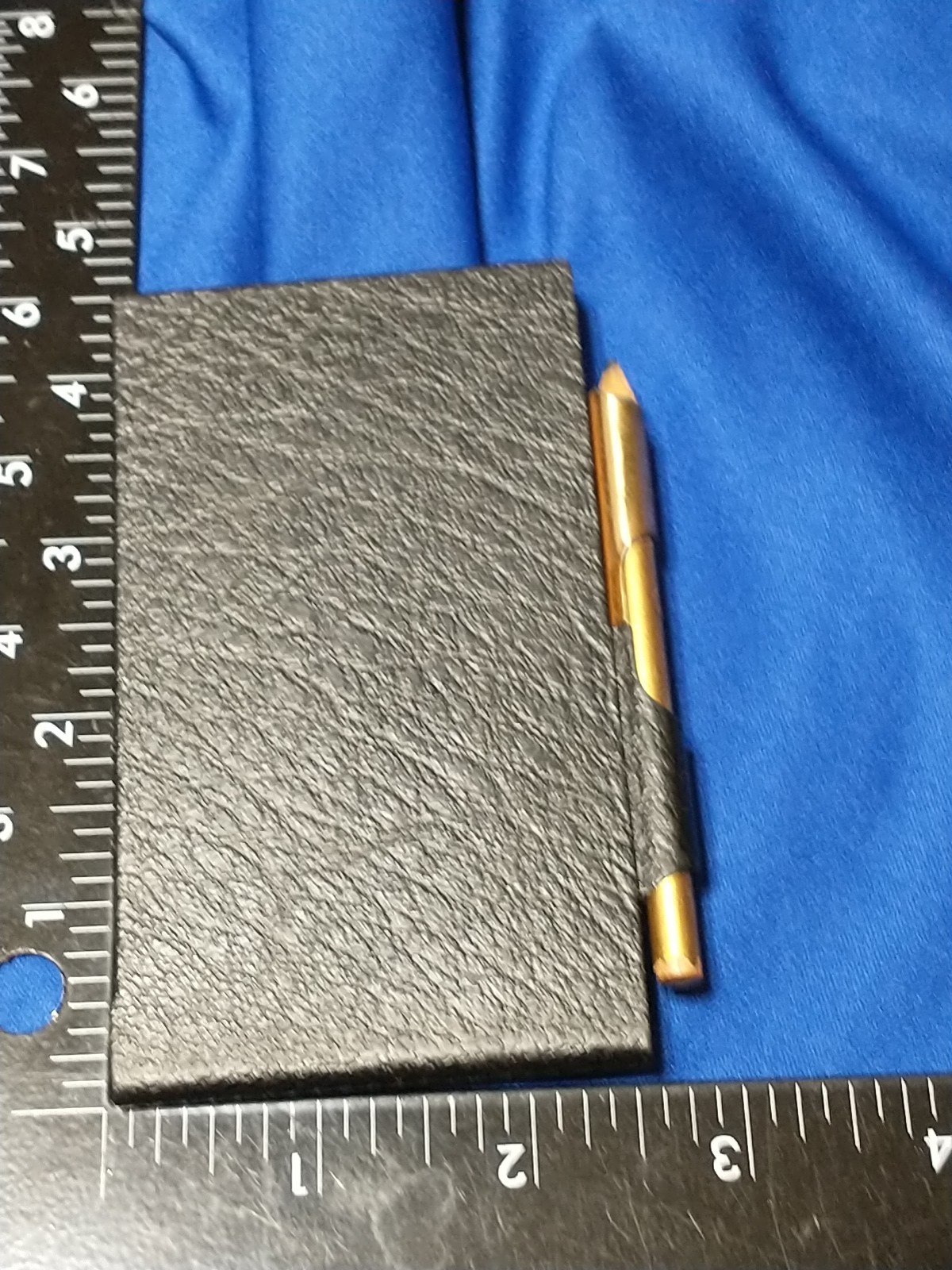 VINTAGE Celluloid Cover Pocket Notebook Mini “Memo” Notepad With Pencil PAGODA