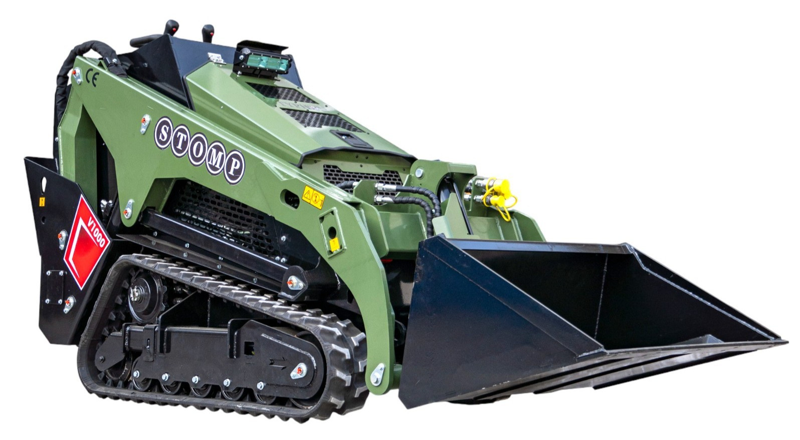 TYPHON Stomp V1000 24HP Kubota D1105 Water-Cool Diesel Skid Steer Pilot Control