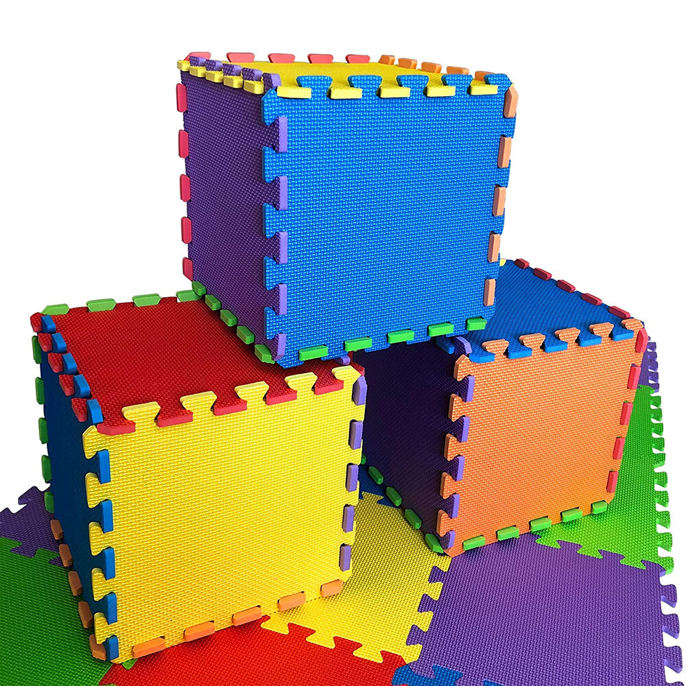 36 Tiles 12x12in Interlocking Foam Puzzle Thickest Mat for Kid Baby Play Exercis