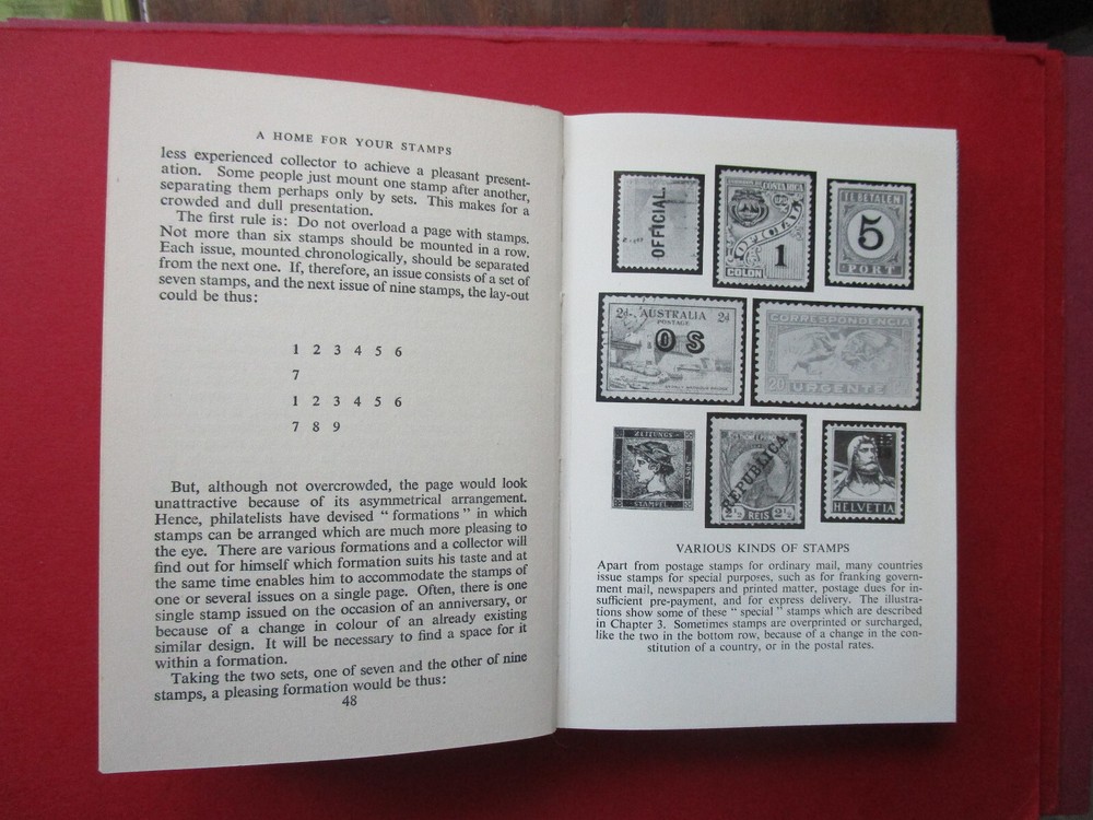 VINTAGE COLLECTABLE 1962 COLLINS 160 PAGE REFERENCE BOOK STAMP COLLECTING