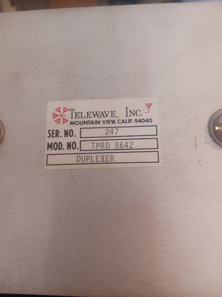 Telewave TPRD-8642 Duplexer - P45