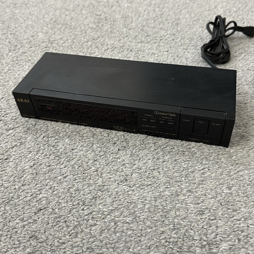 AKAI DT-128 Digital Audio Timer 1983 Tested Working