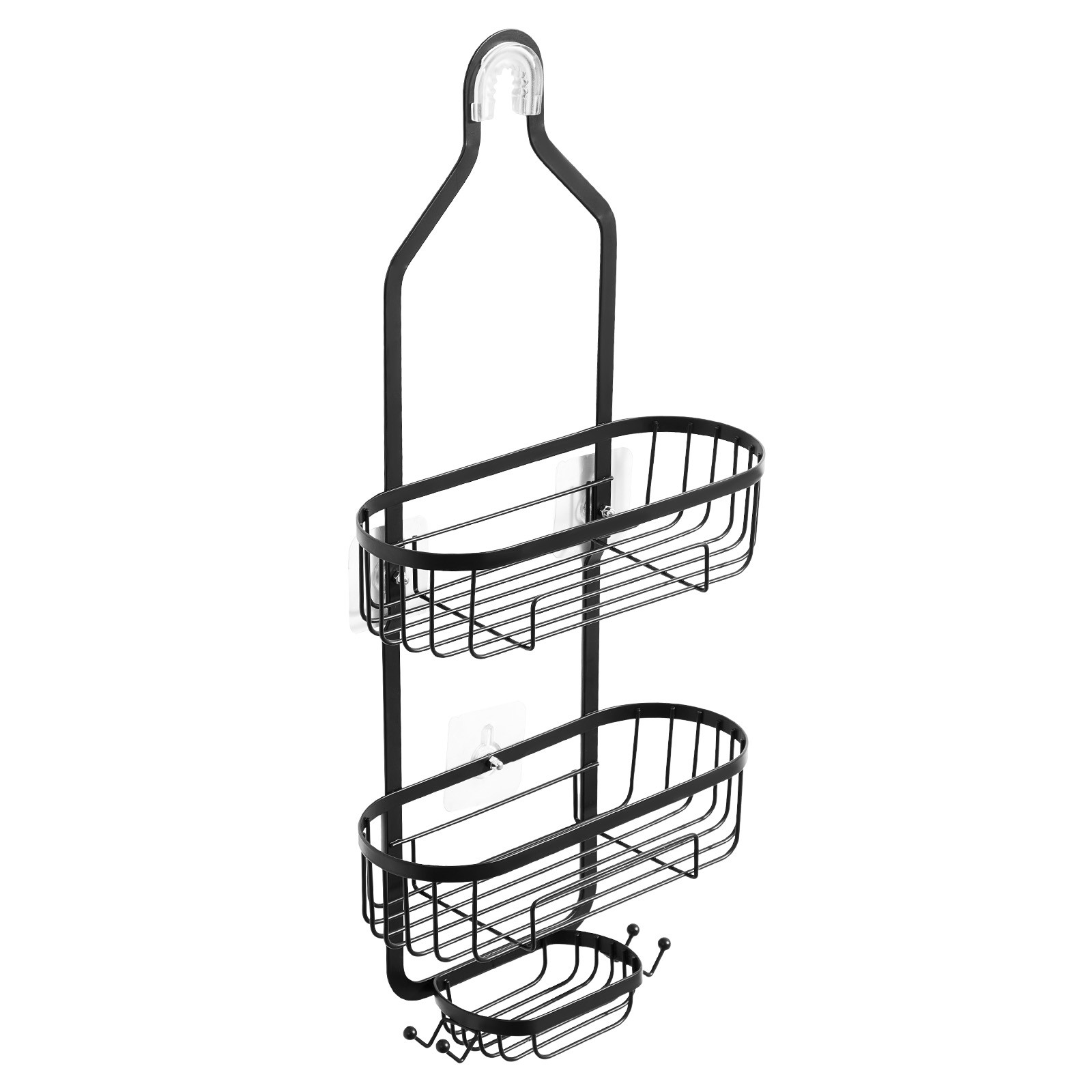 VEVOR Shower Caddy 3-Tier Hanging Bathroom Shower Storage Organization Shelves