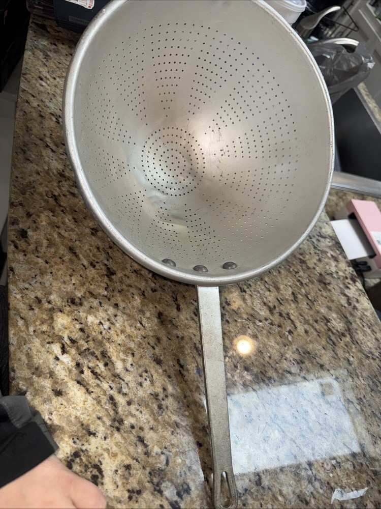 5 qt Aluminum Spaghetti Strainer Box E