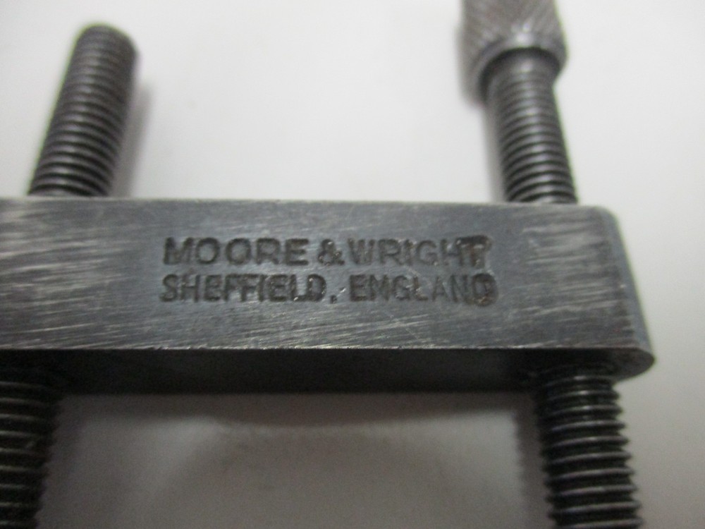 2 Machinist Parallel Clamps 1 Moore & Wright, 1 Unbranded