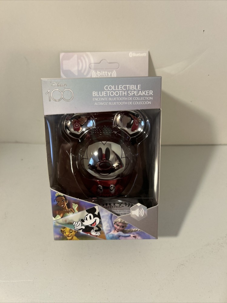 Disney 100 Collectible Bluetooth Speaker Bitty Boomers Mickey  Mouse
