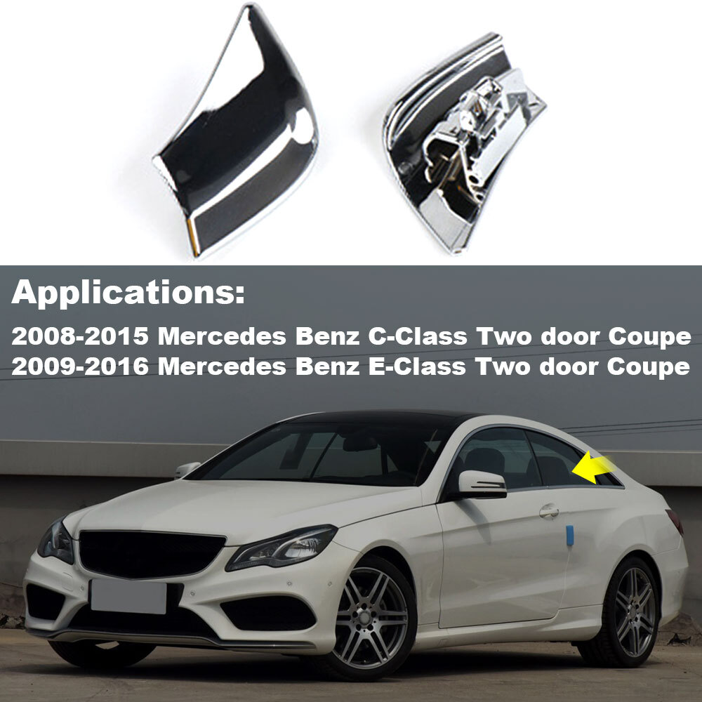 For Mercedes Benz E-Class W207 2009-2016 Left+Right Seats Back Handle Silver