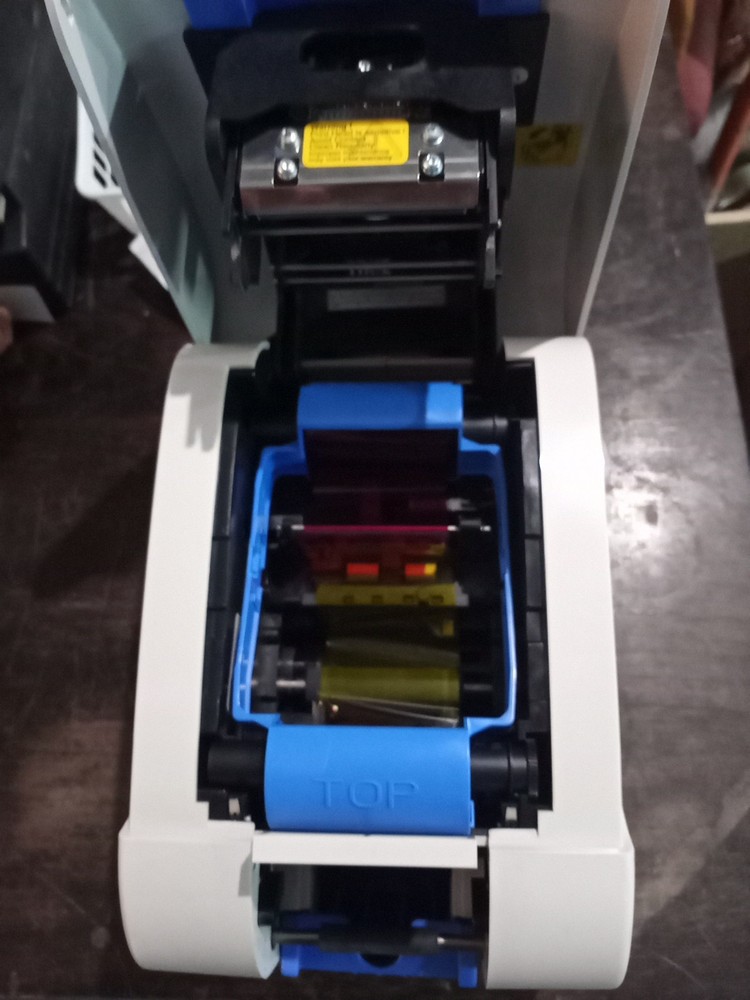 Zebra P210i Thermal Card Printer Untested For Parts As Is May Work Untested
