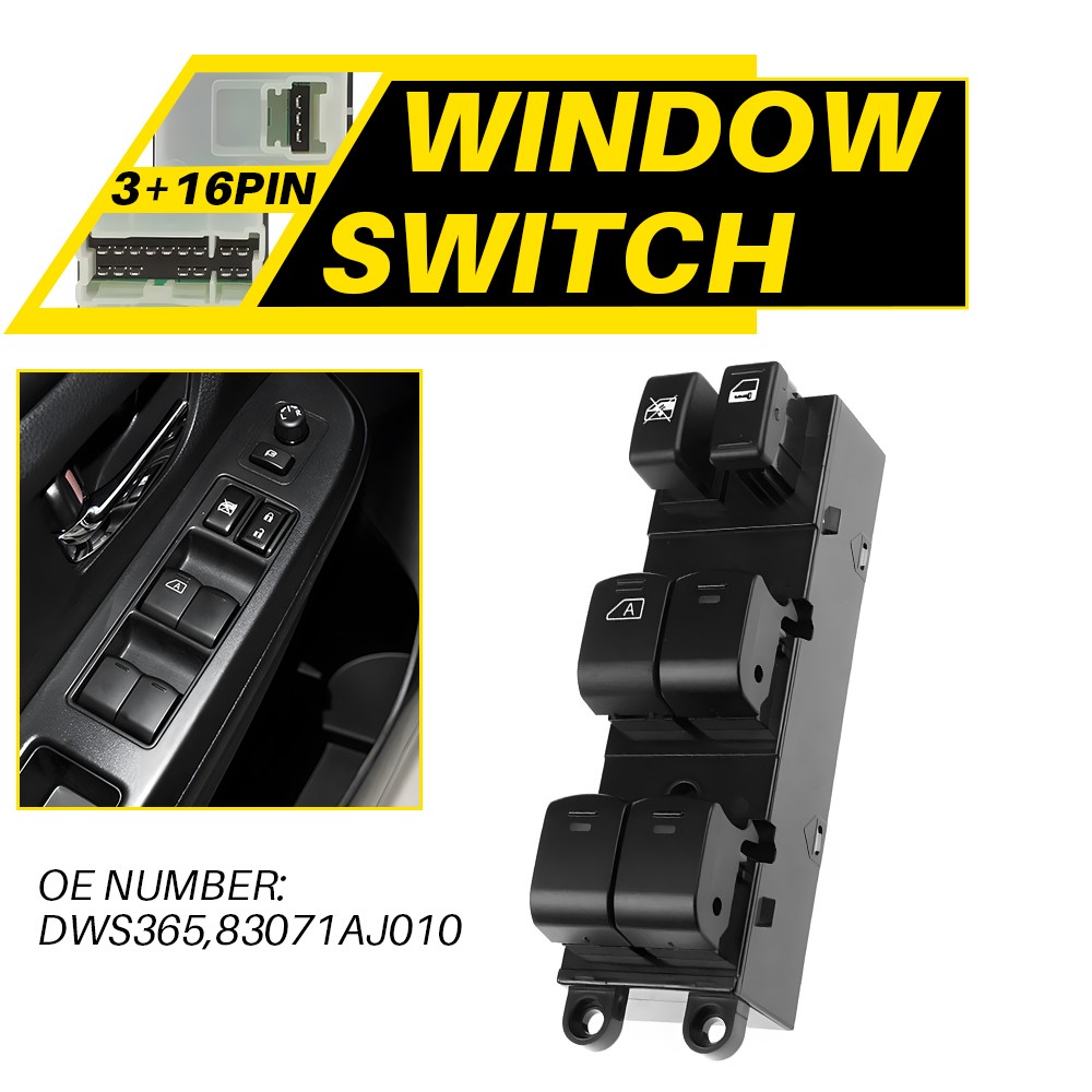 For 2010-2012 Subaru Legacy/Outback Power Window Master Control Switch Left Side