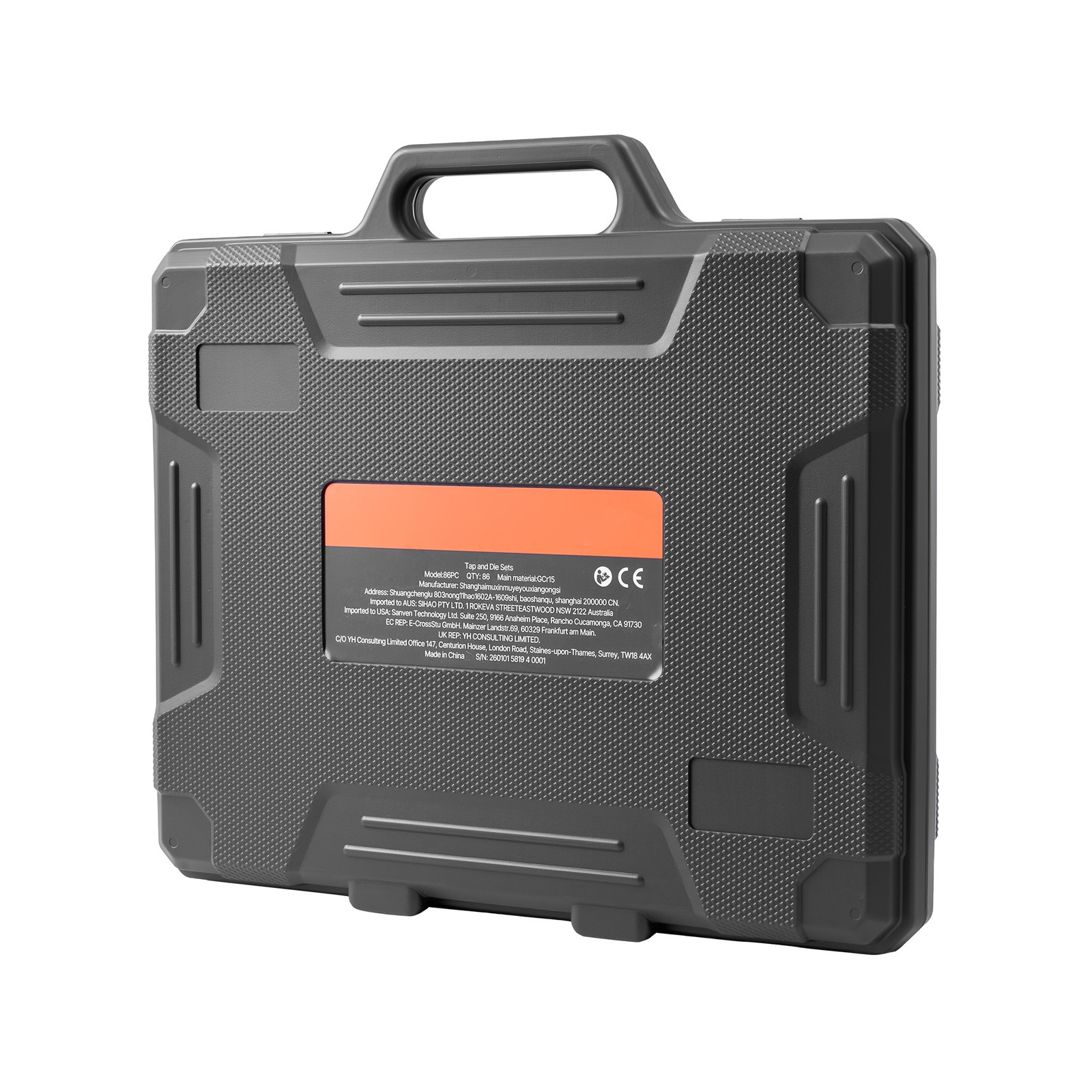 Uimoso 86-Piece Tap and Die Set for Threading with Metric and SAE Sizes