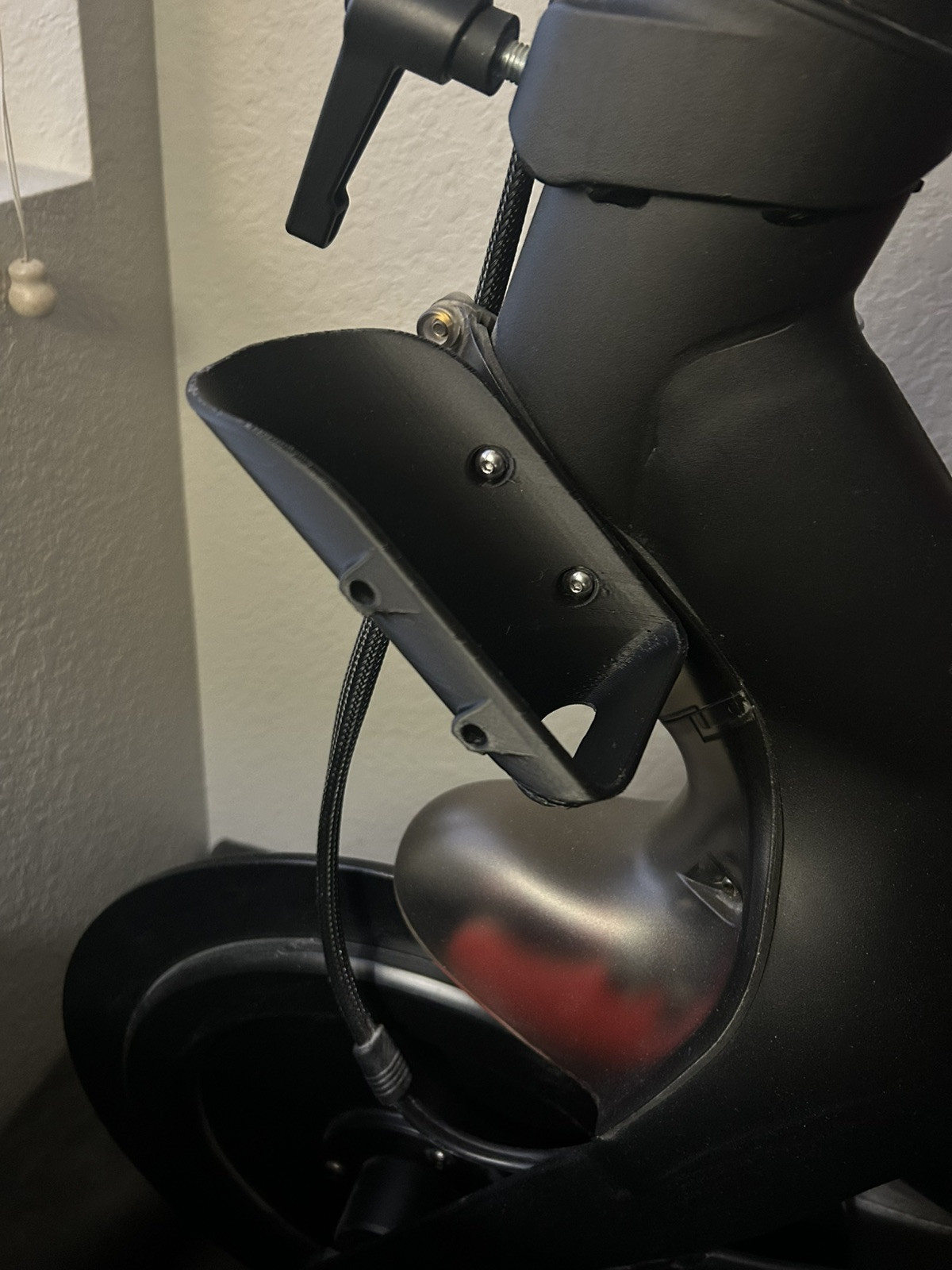 Single Peloton Water Bottle Holder, Original Size, Matte Black PETG