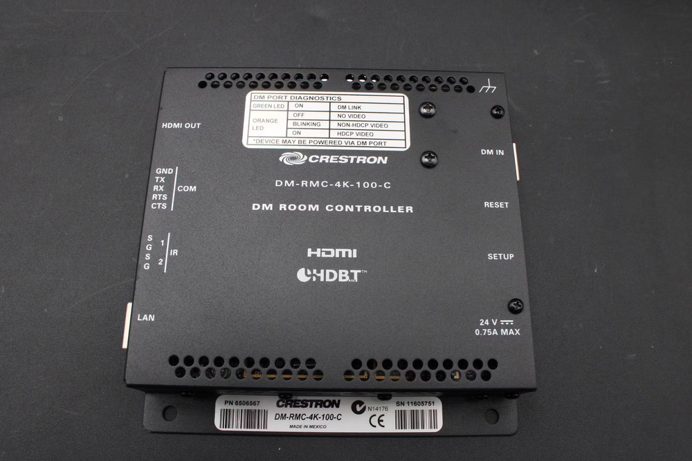 Crestron DM-RMC-4K-100-C DigitalMedia Receiver Room Interface Controller