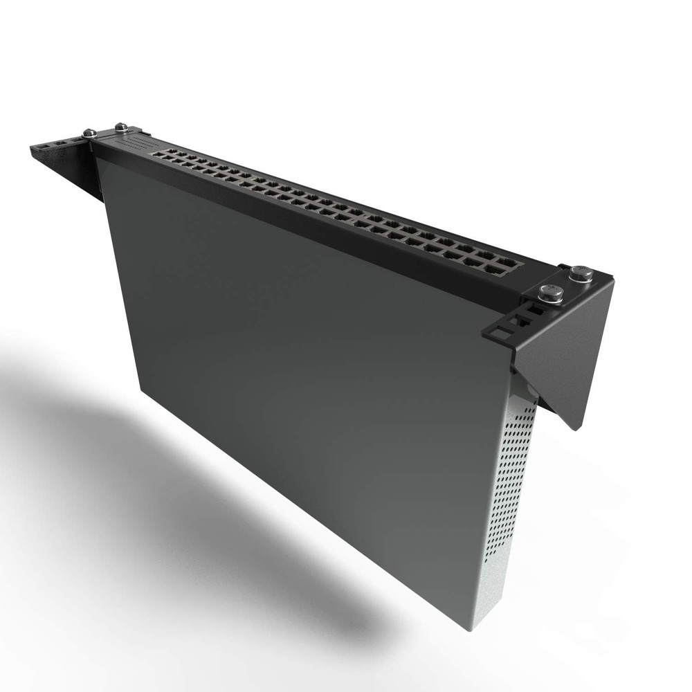 3U Vertical Wall Mount Patch Panel Bracket -Steel Networking Euipment Rack fo...
