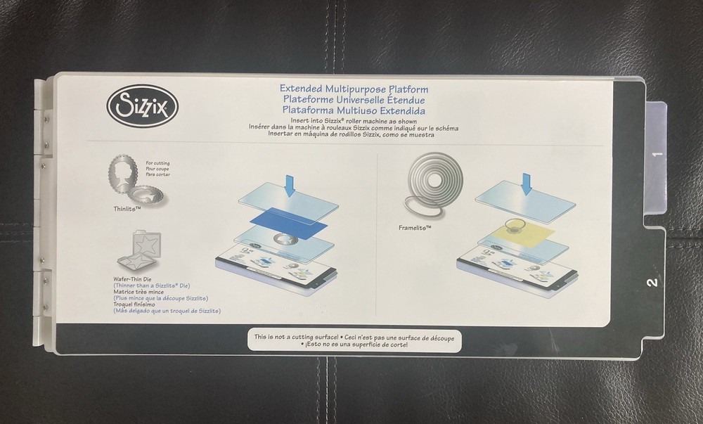 Sizzix "Original" Extended Multi-Purpose Platform Sizzix - Works with Big Shot