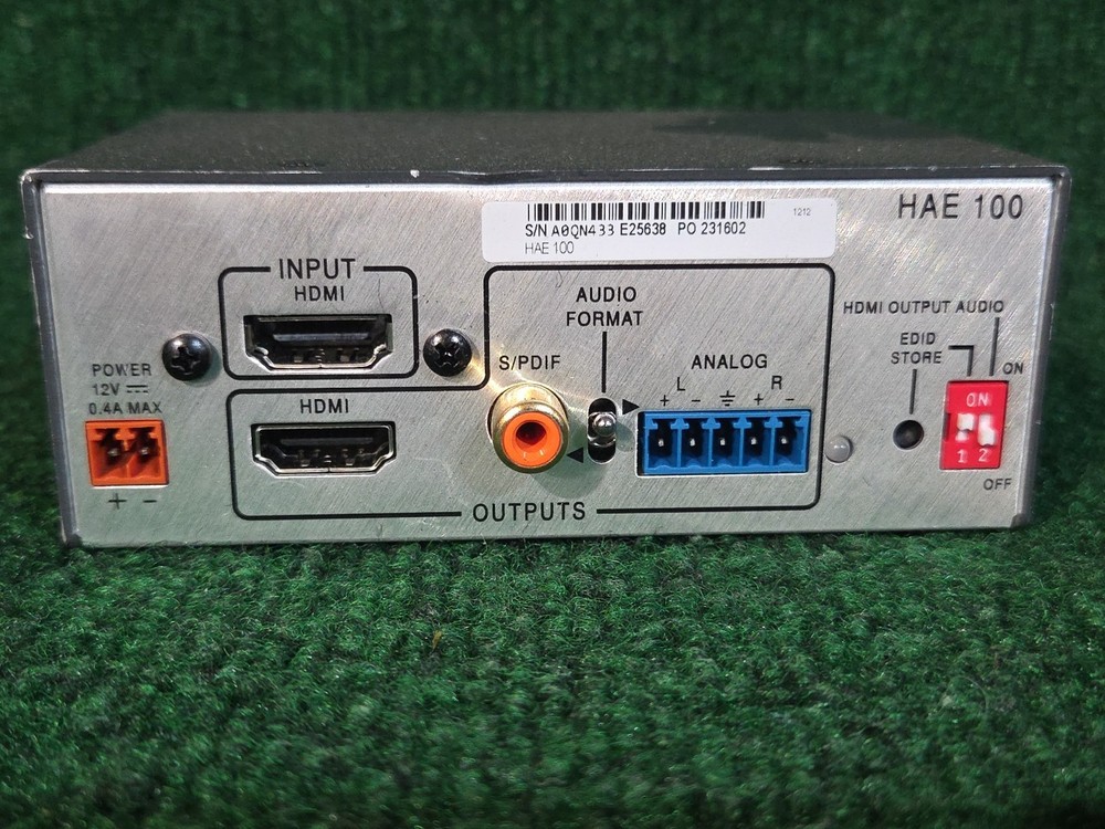 Extron HAE 100 4K HDMI Audio Extractor / De-Embedder