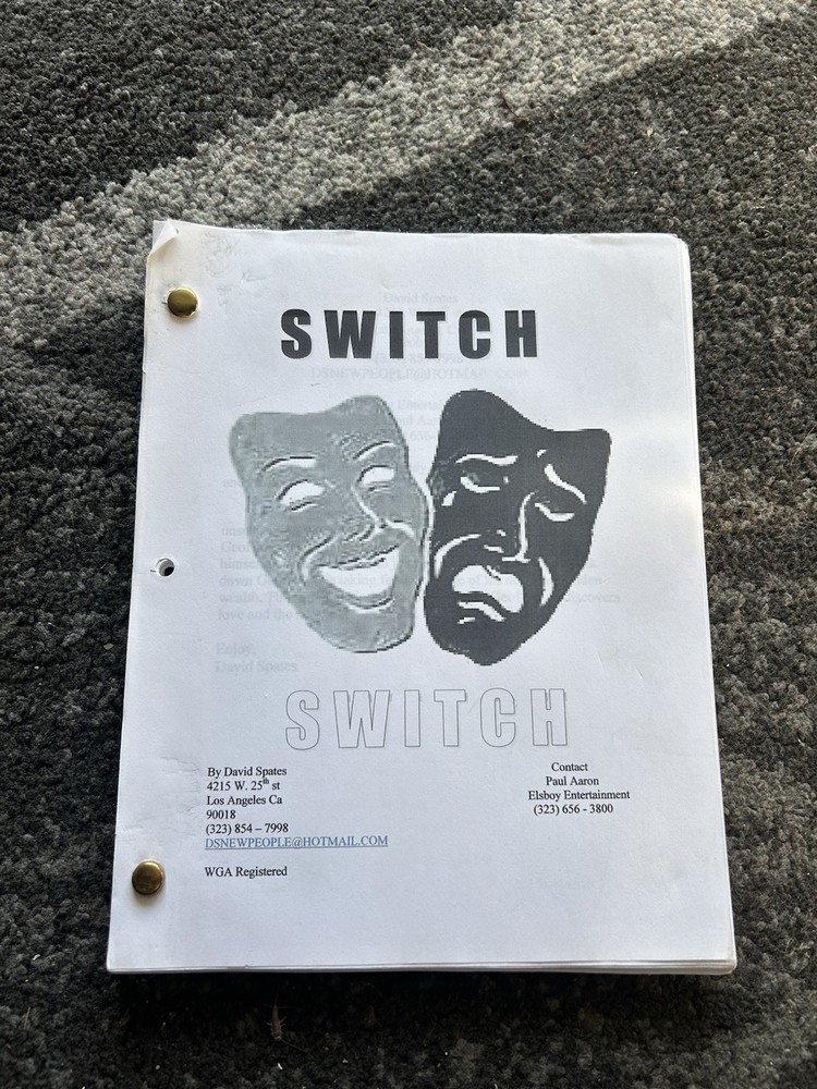 Switch Rare Original Script David Spates Elsboy Entertainment