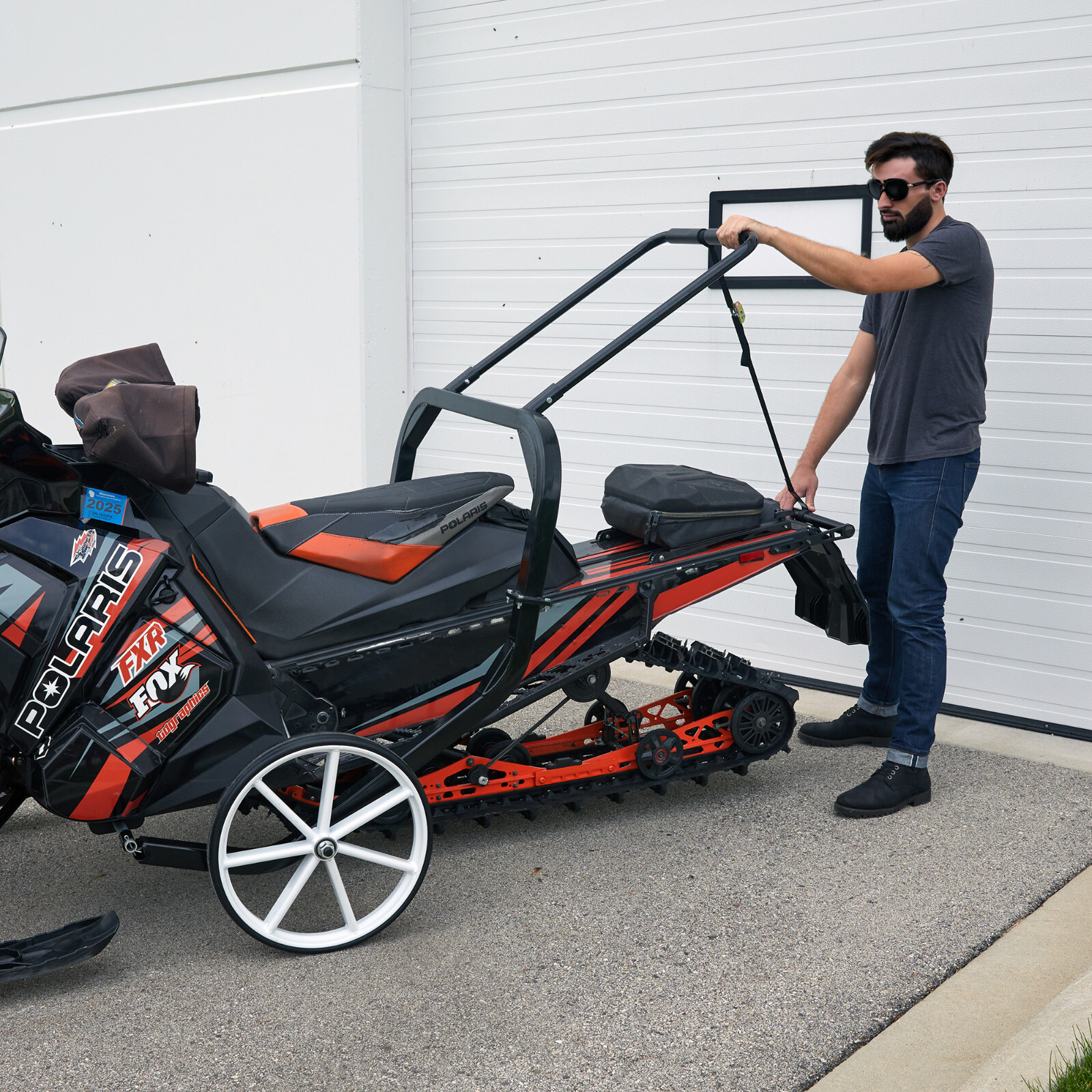 Black Ice SNO-1509 Snowmobile Dolly Cart, Hoist and Lift