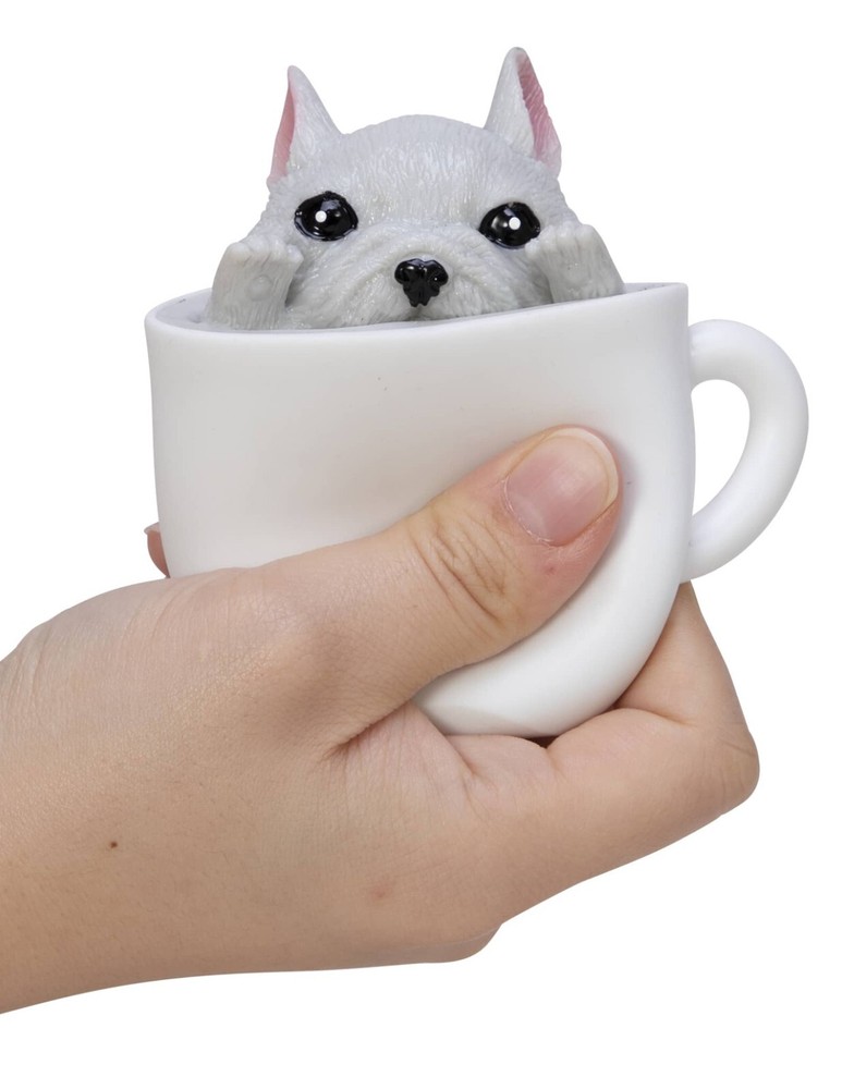 Schylling Squeeze Pup in a a Cup -Squishy Squeezy