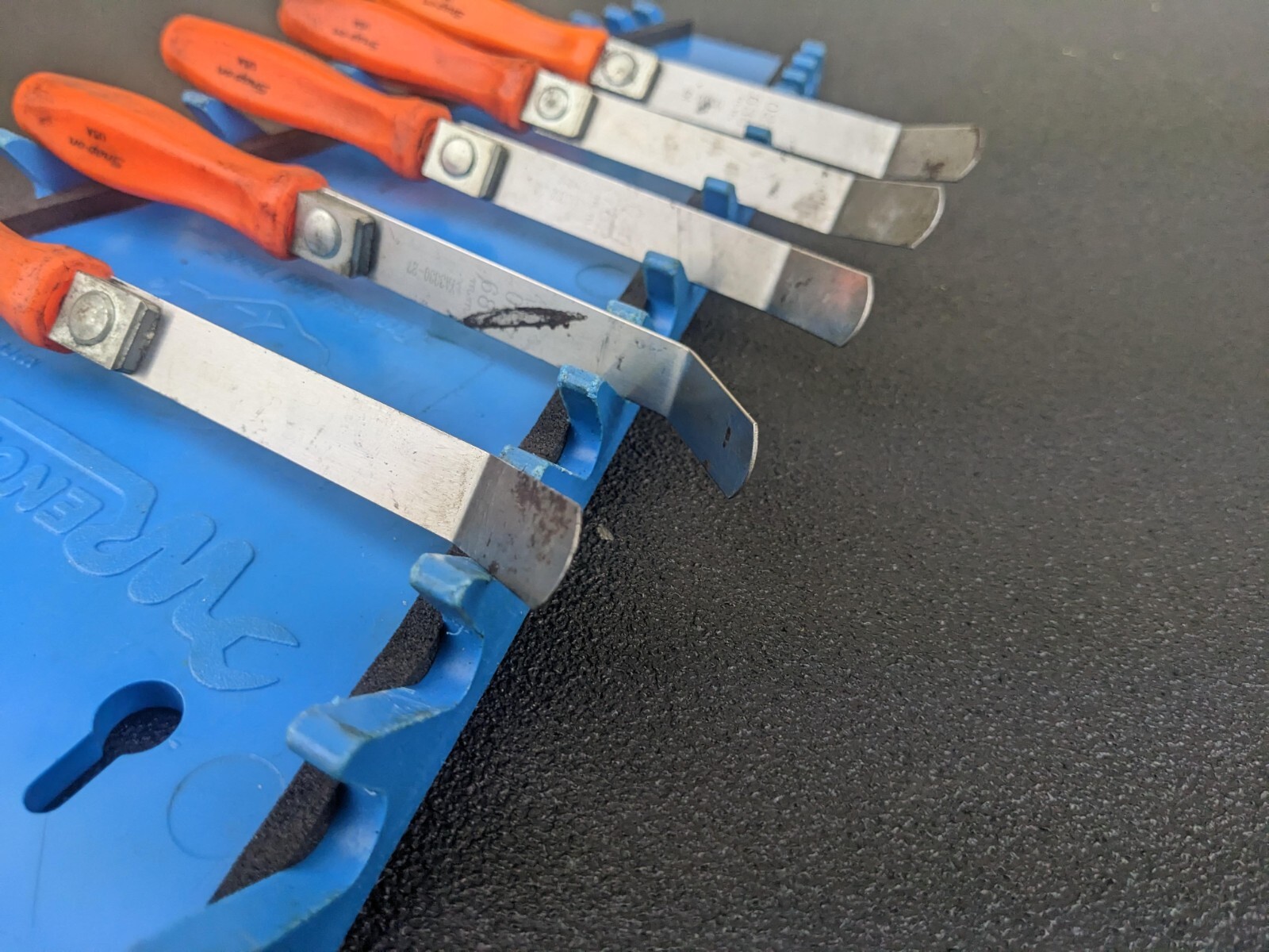 #bk608 Snap-On Tools Orange E-Z Grip Feeler Gauges from FB333O Set