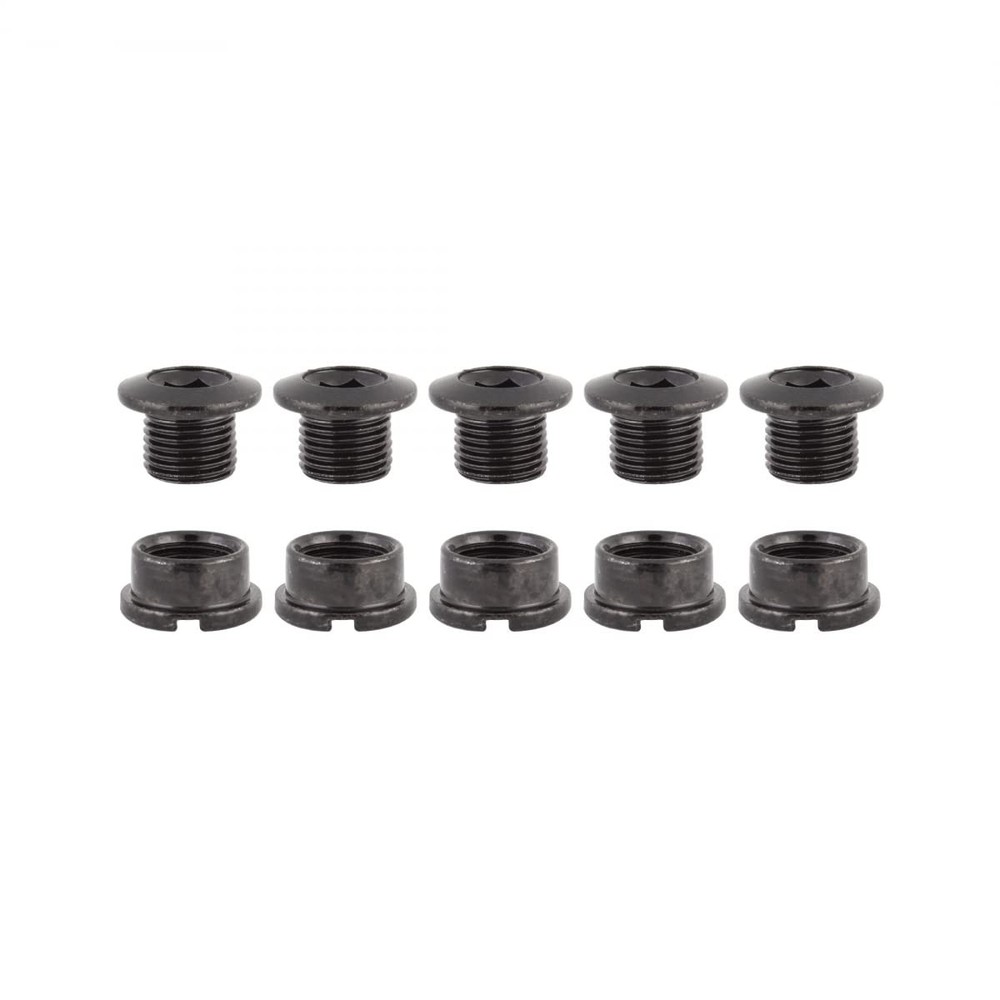 Origin8 Single Ring Chainring Bolts Steel, Black