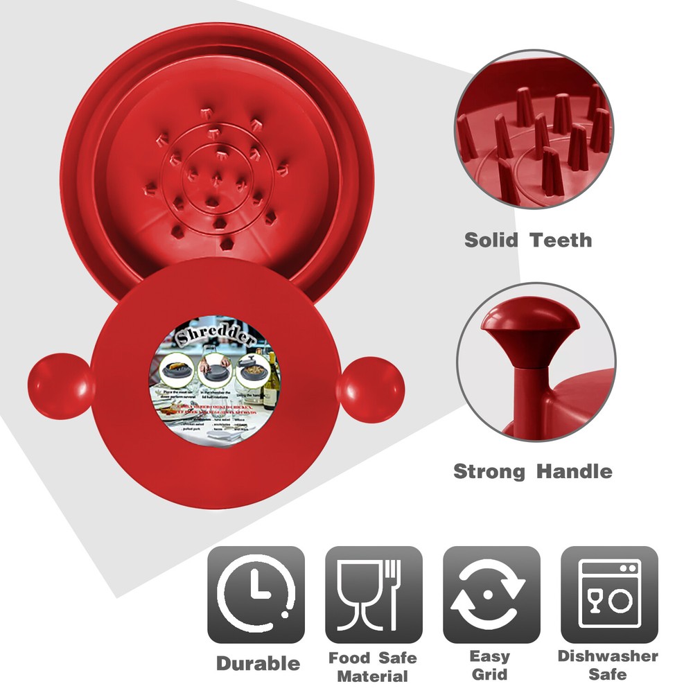 Chicken Shredder Tool Machine for Meat, Pulled Pork, BBQ - Bear Claws chopper