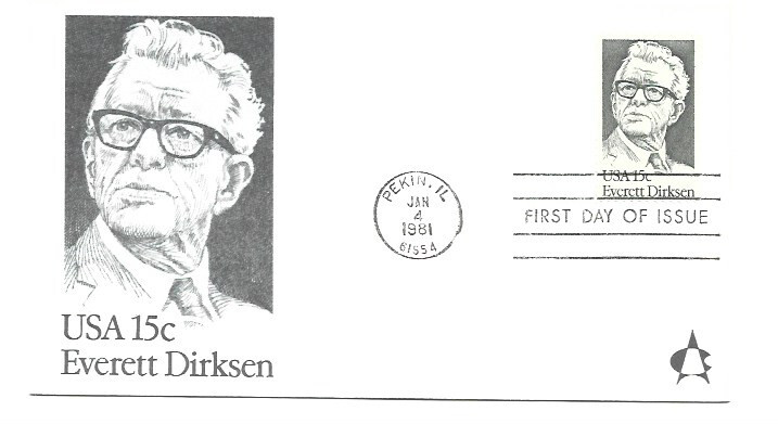 1874 Everett Dirksen Andrews FDC