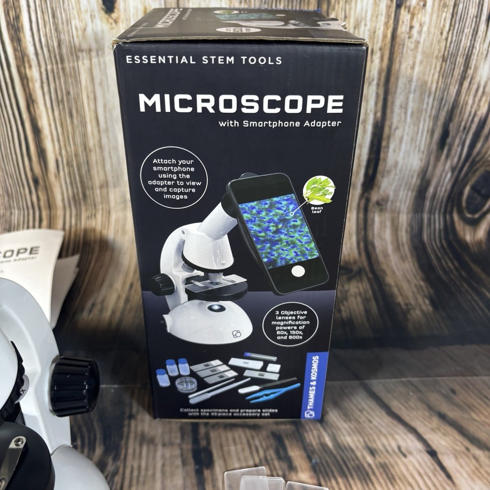 The Thames & Kosmos Microscope Essential STEM Tool with Smartphone Adapter Bugs