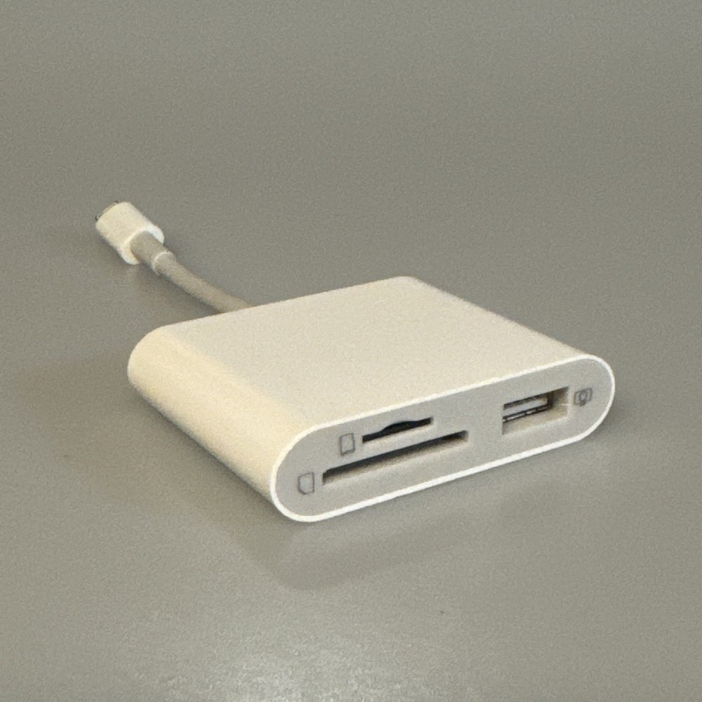 Apple IPhone Memory Card Reader Lighting Cable Adapter