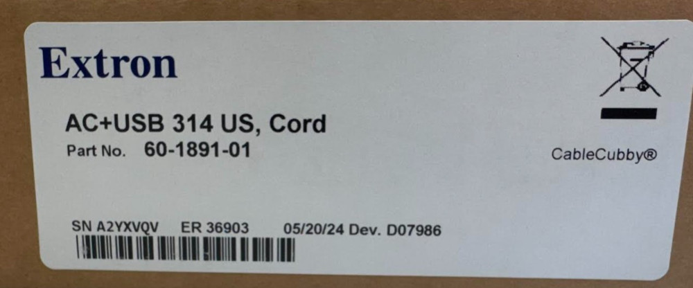 Extron AC+USB 300 Series Power Modules Power Modules (60-1891-01)