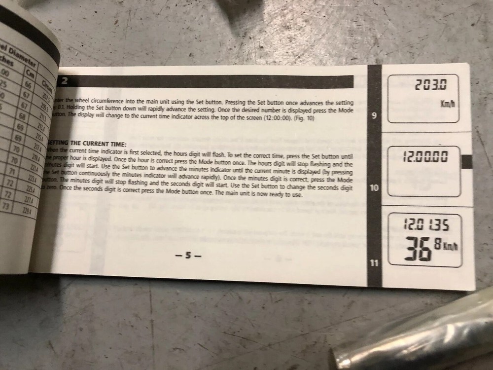 NOS Vintage ACT Cycle Computer