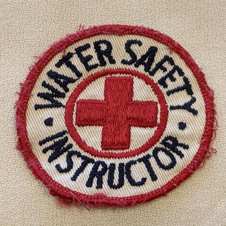 Vintage Red Cross Safety Instructor Patch