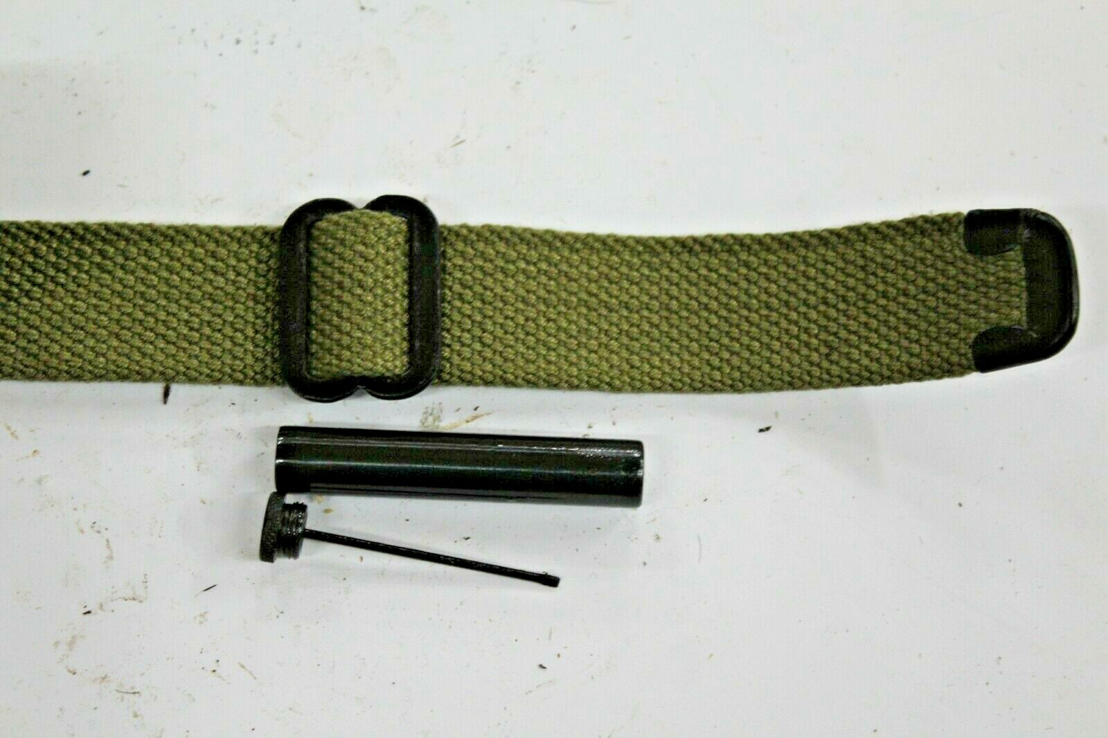 NEW .30 M1 CARBINE OD KHAKI SLING WITH OILER Y39