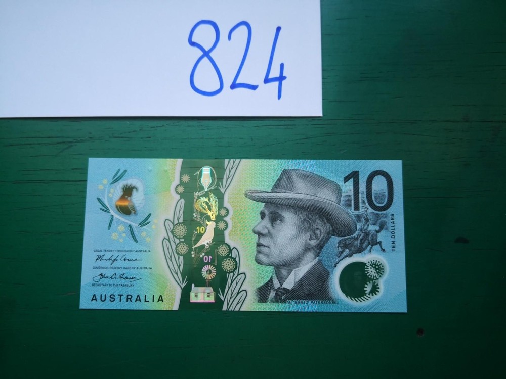 Australia $10 Ten Dollar Note Banknote #824