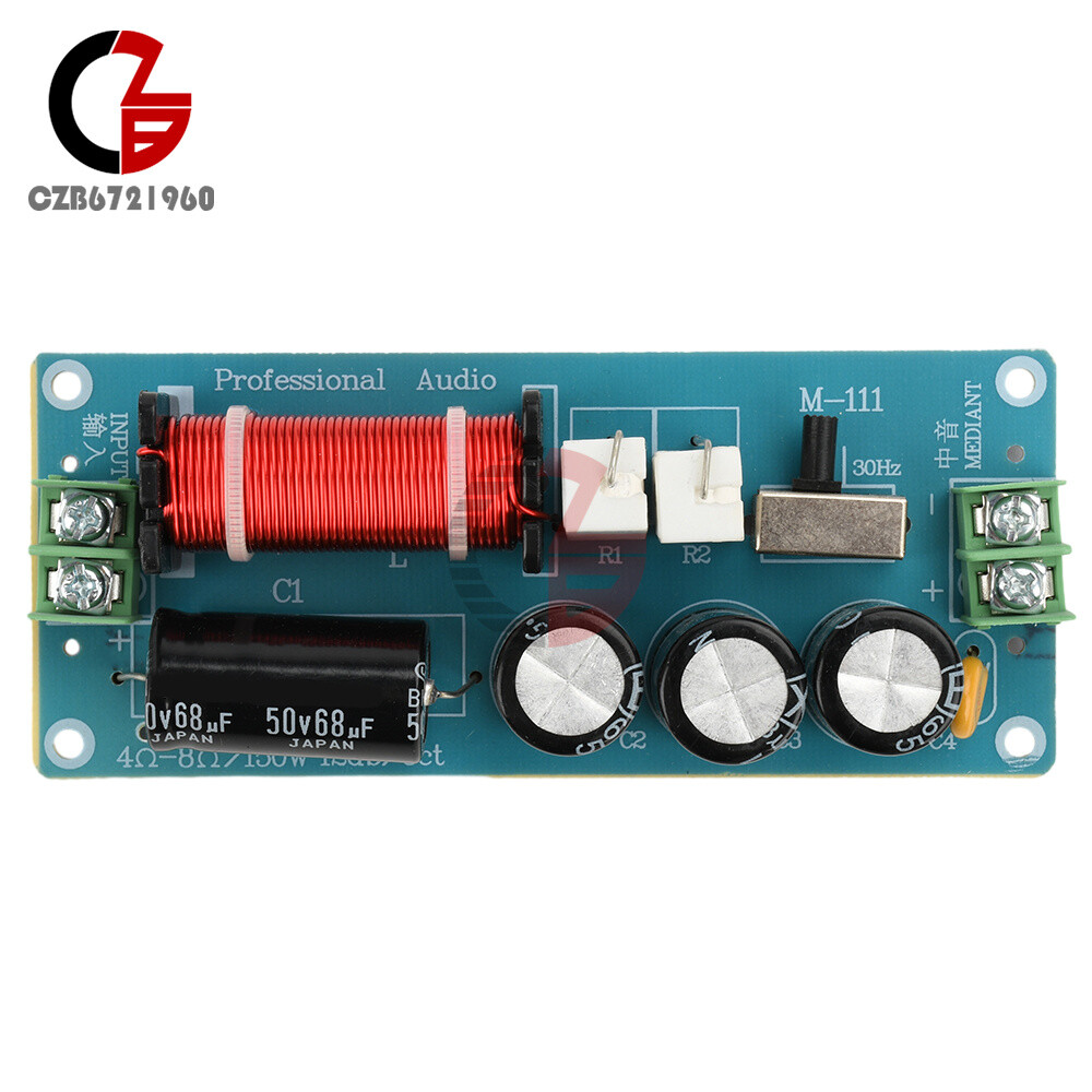 150W Midrange Speaker Frequency Divider Audio Crossover For HiFi Amplifier DIY