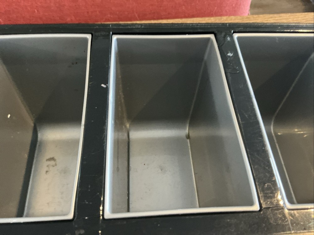 Russian Standard Vodka Bar Condiment Caddy 5 Compartments - READ