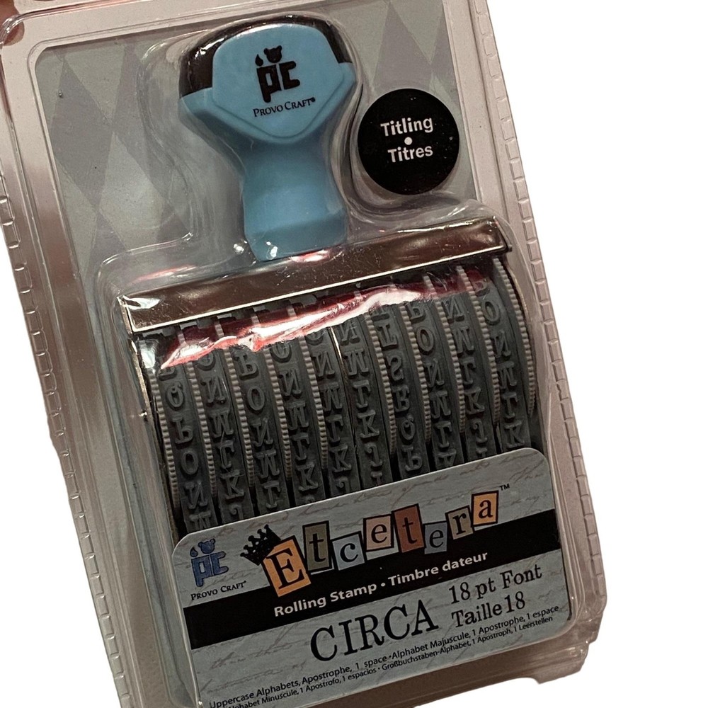 Circa 18 pt Font Rolling Stamp by Etcetera