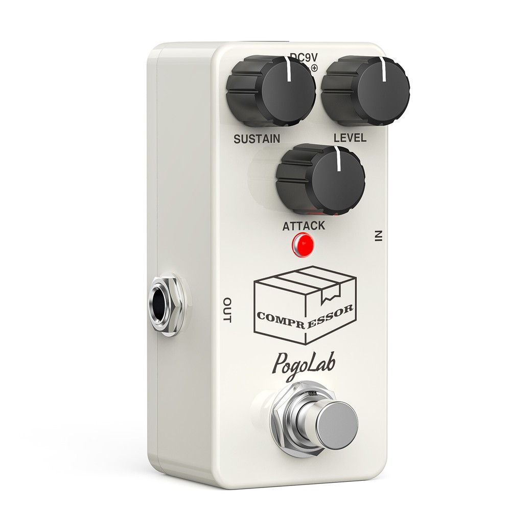 POGOLAB Compressor Pedal Guitar Pedal Compressor Mini Compressor Pedal