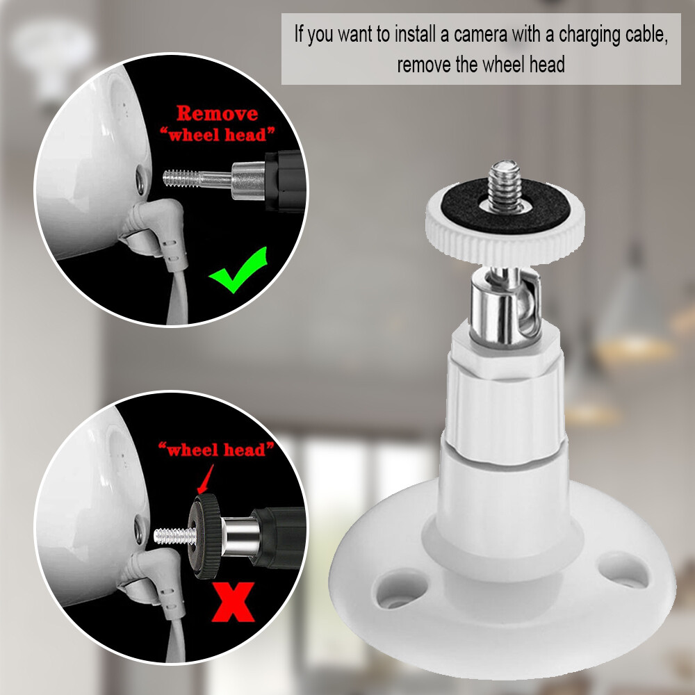 Wall Mount Holder Bracket For Ring Stick Up Cam Wired/Battery Security Camera