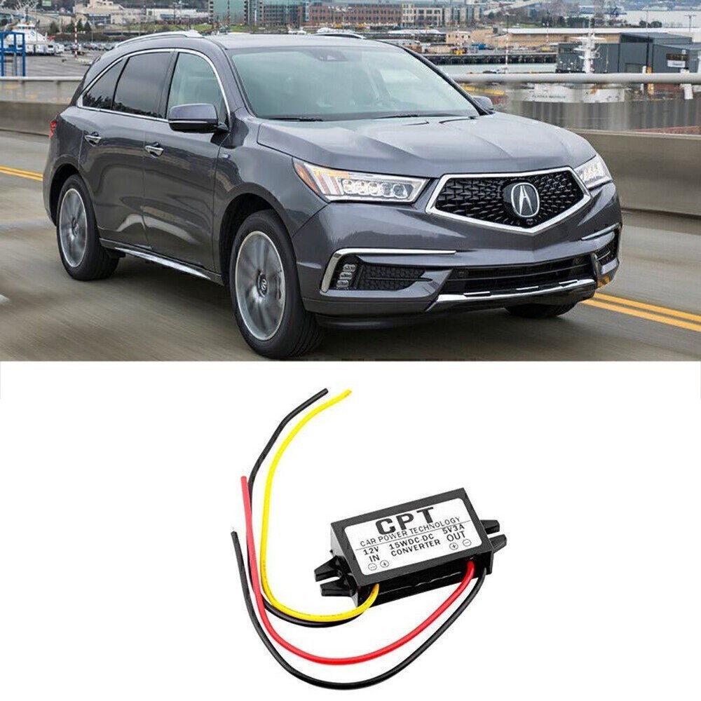 DC/DC Converter Regulator 12V Stepdown to 5V 3A 15W Car Practical Supply Module