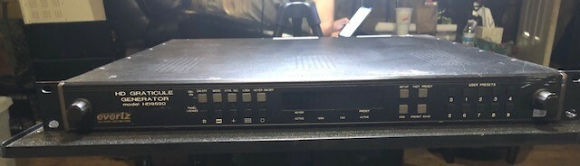 Evertz HD9590 HD Graticule Generator Rack Mount