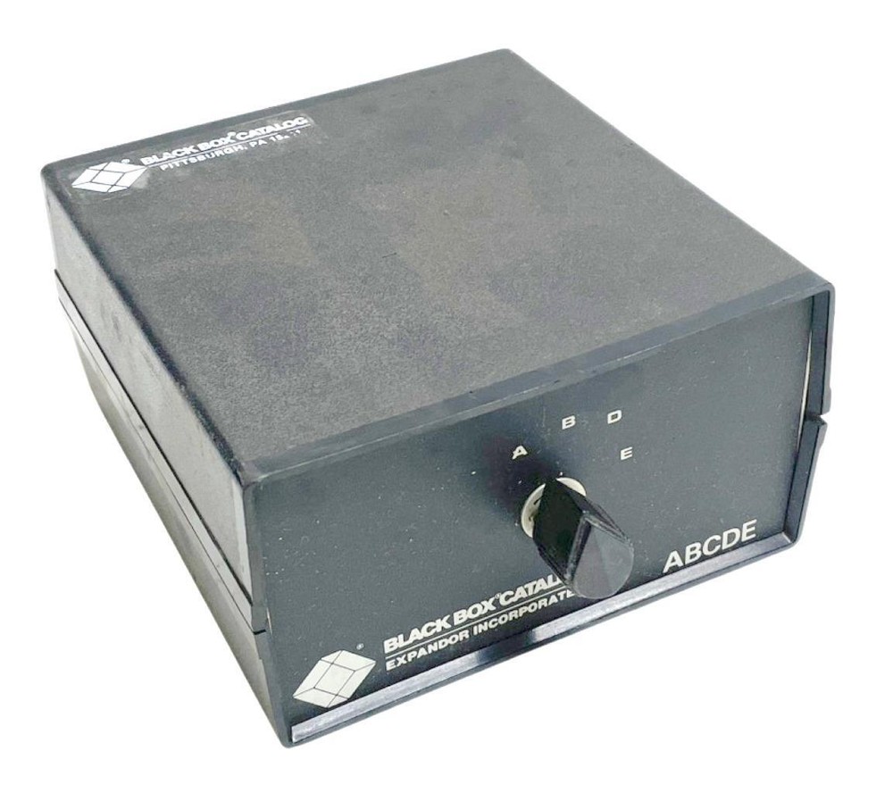 Expandor Incorporated Black Box Catalog ABCDE 5-Position Manual Switch Module